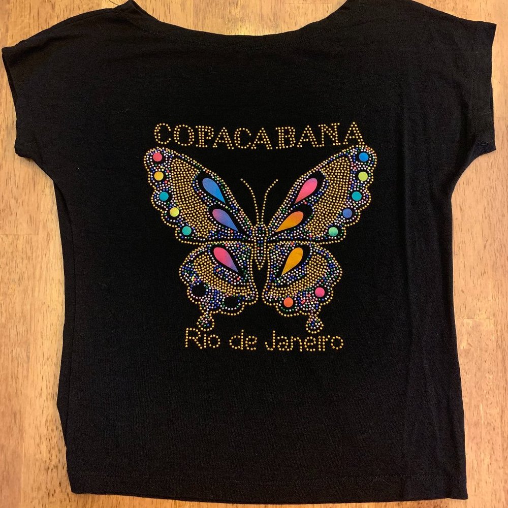 Bejeweled girls top from Rio de Janeiro
